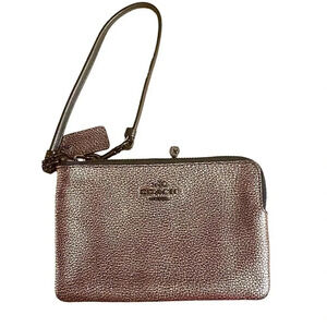 Coach Leather Wristlet